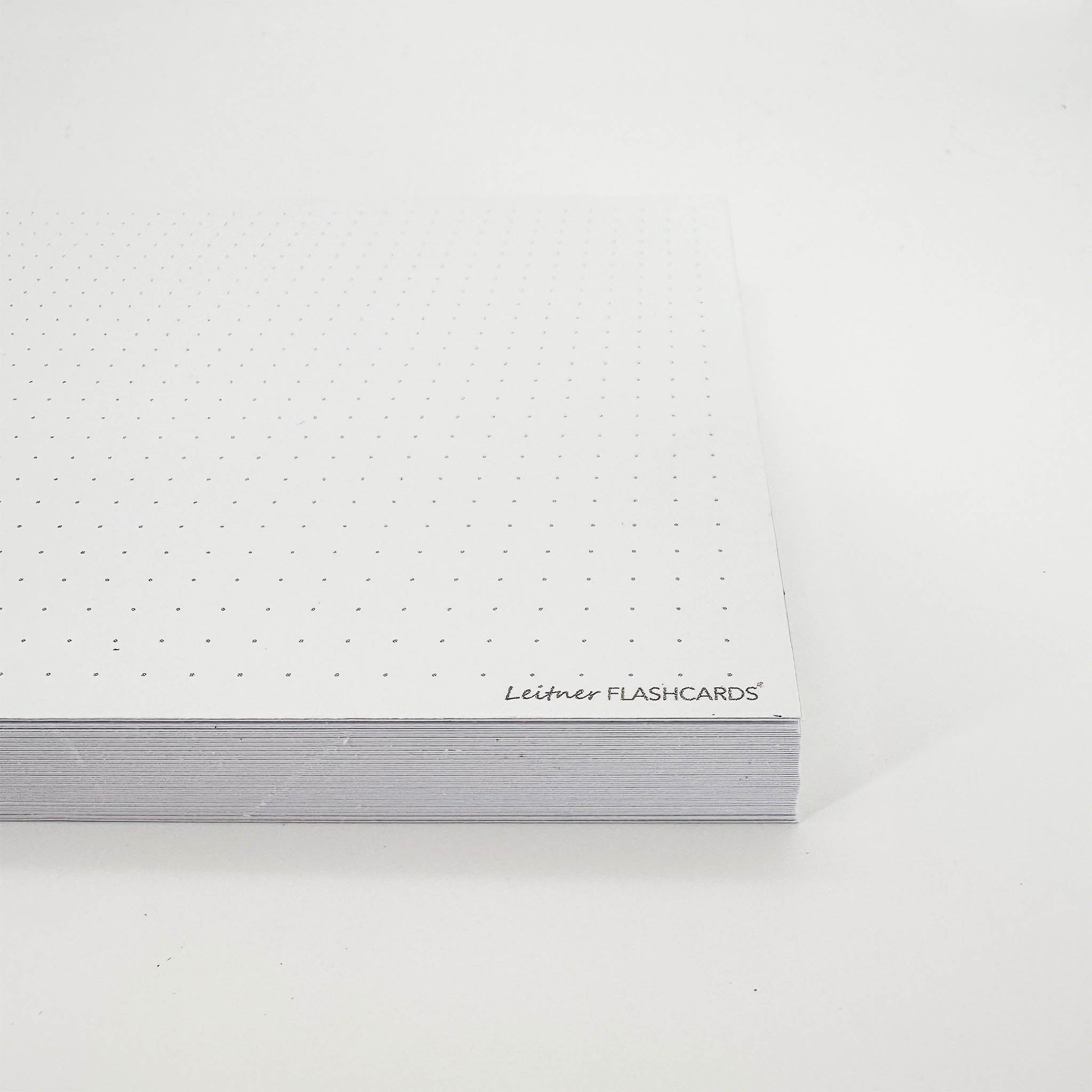 Leitner Flashcards A5L Classic Dotted white 3