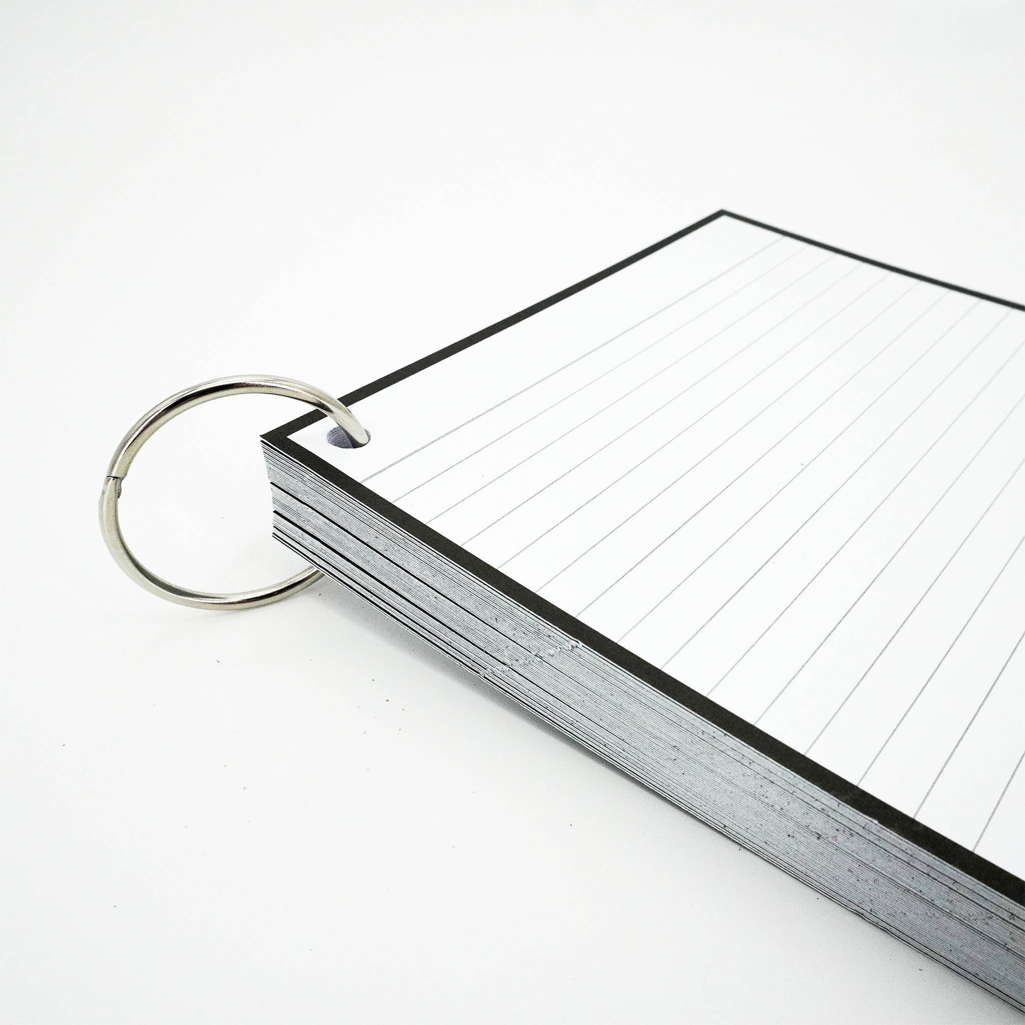 Leitner Flashcards A5P Classic Lined black 4