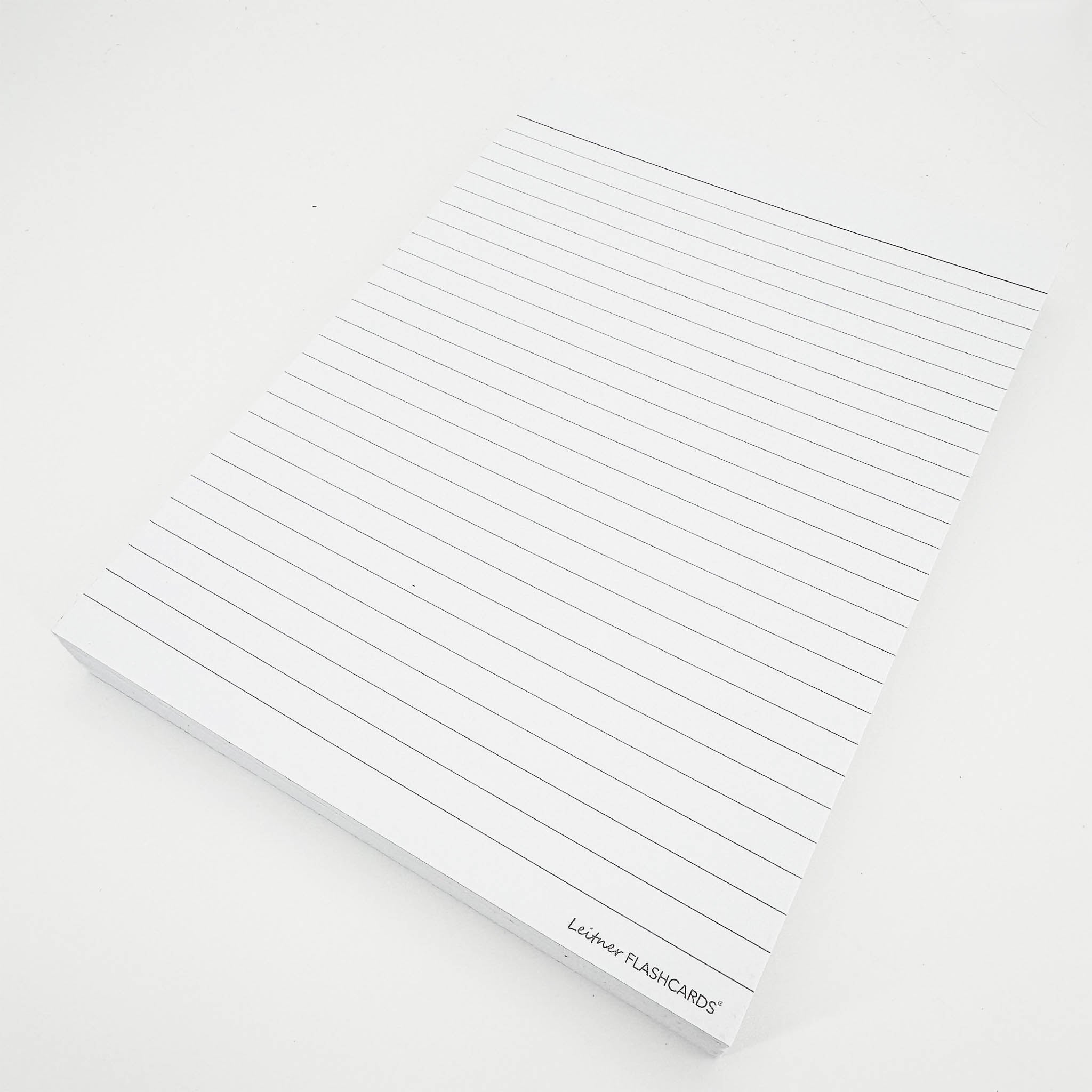 Leitner Flashcards A5P Classic Lined white 2