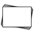 Leitner Flashcards A5 Classic Blank - black border