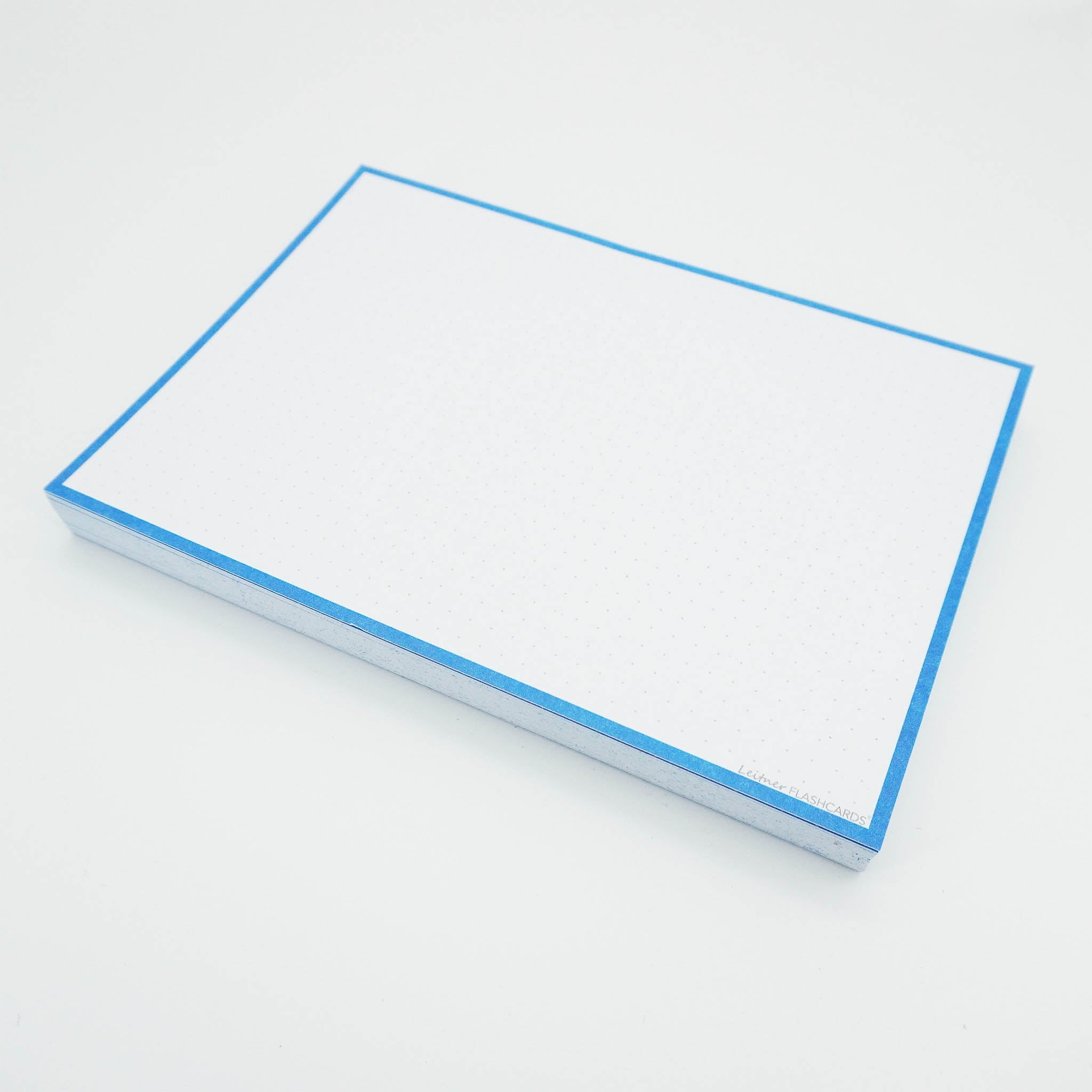 Leitner Flashcards A5 Classic Dotted blue