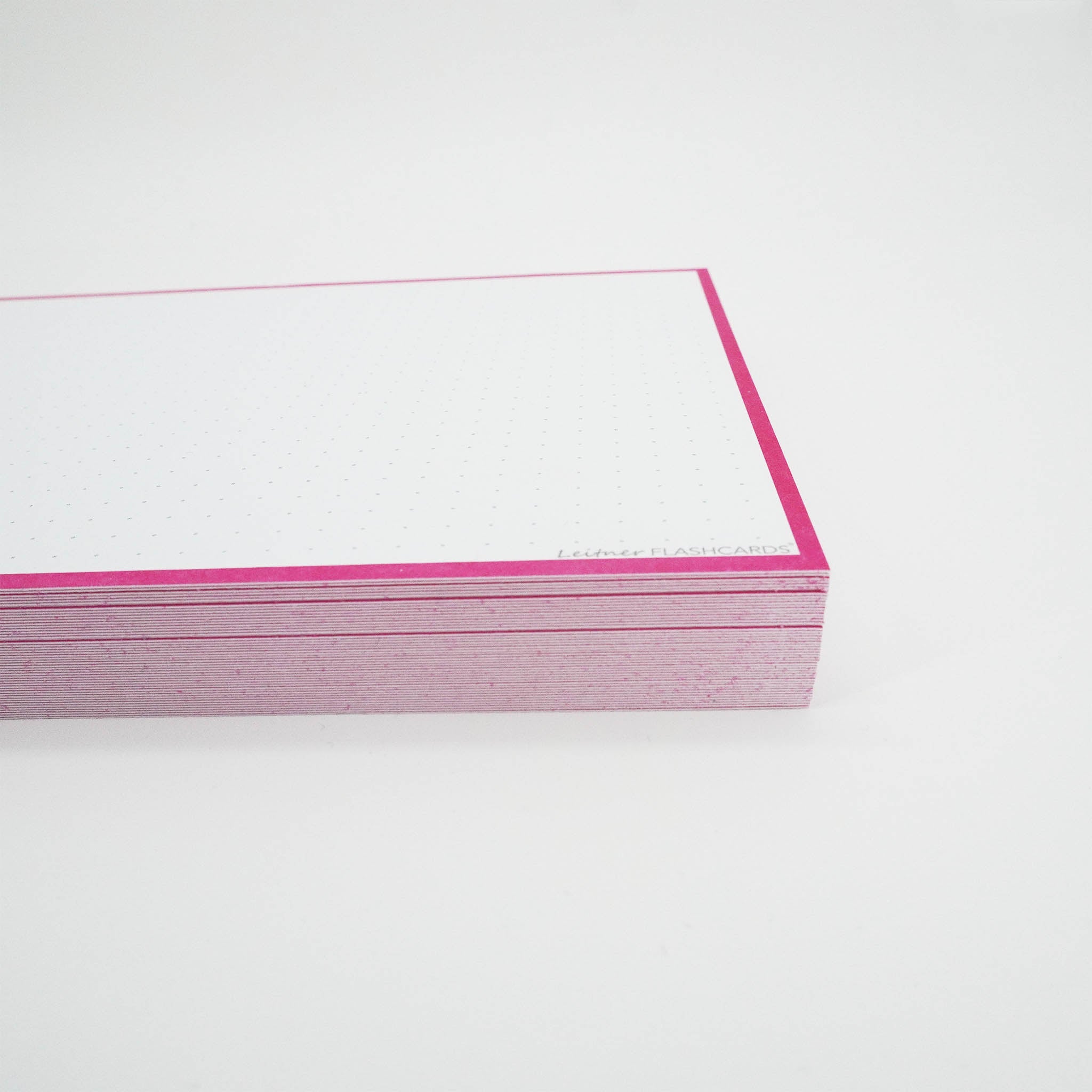 Leitner Flashcards A5 Classic Dotted pink 2