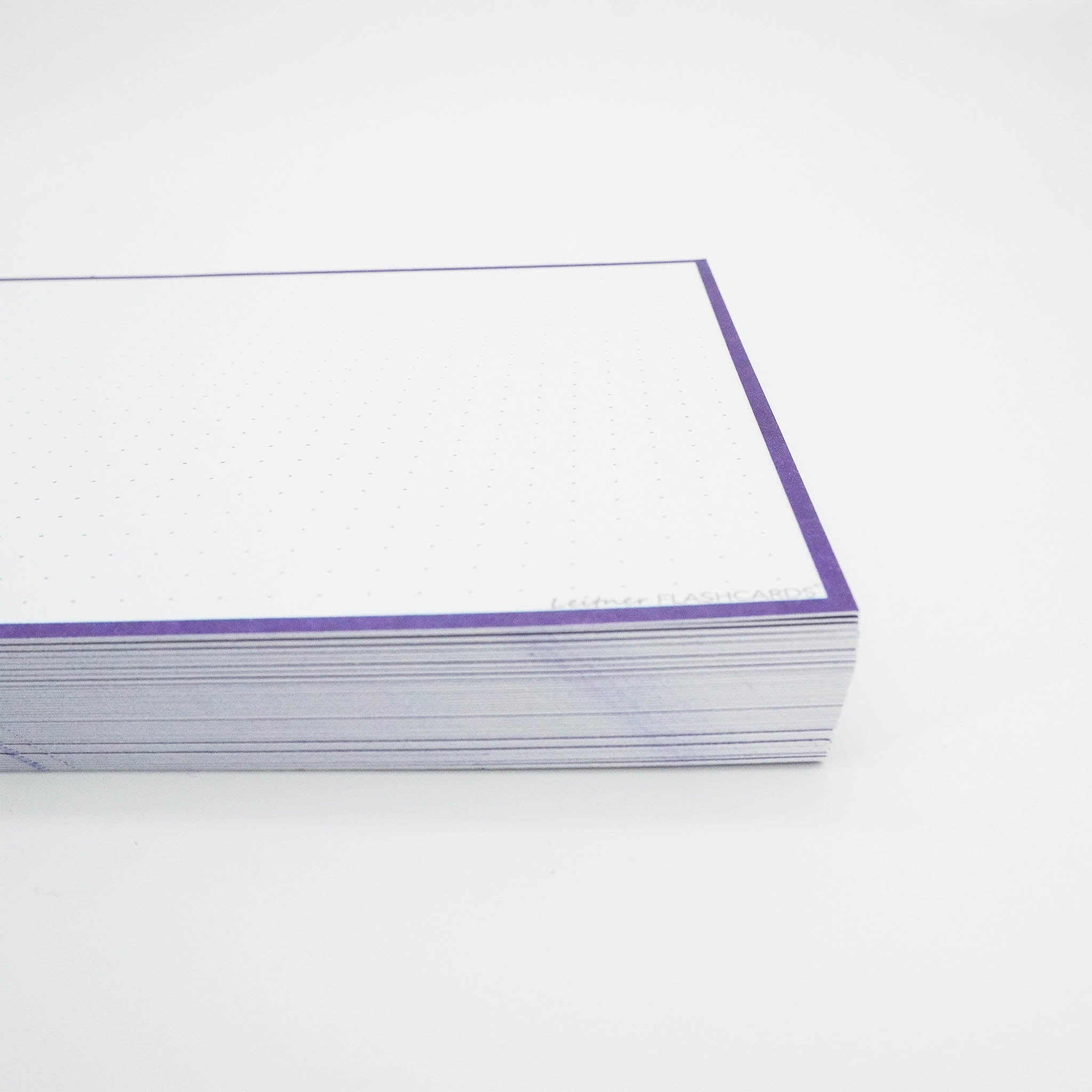 Leitner Flashcards A5 Classic Dotted purple 2