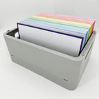 Leitner Flashcards A5 Classic Dotted purple in storage box