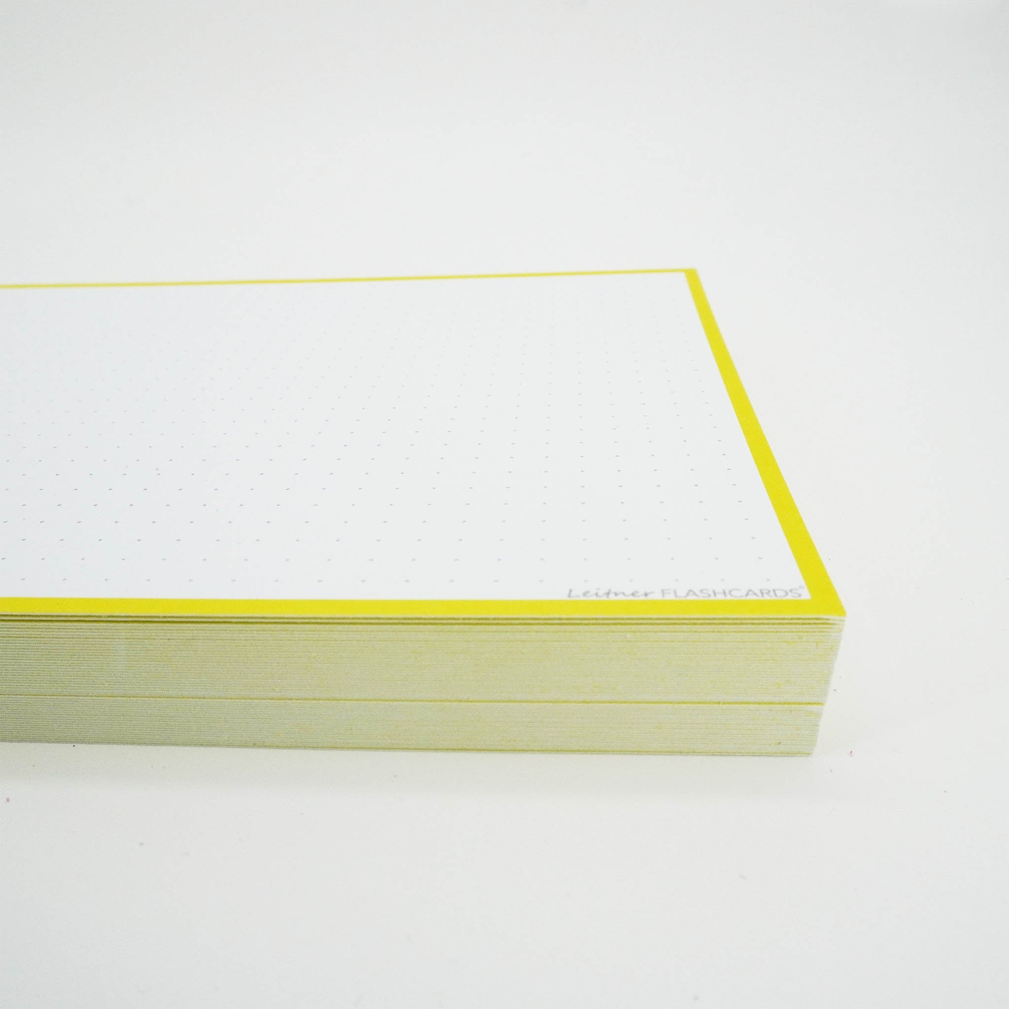 Leitner Flashcards A5 Classic Dotted yellow 2