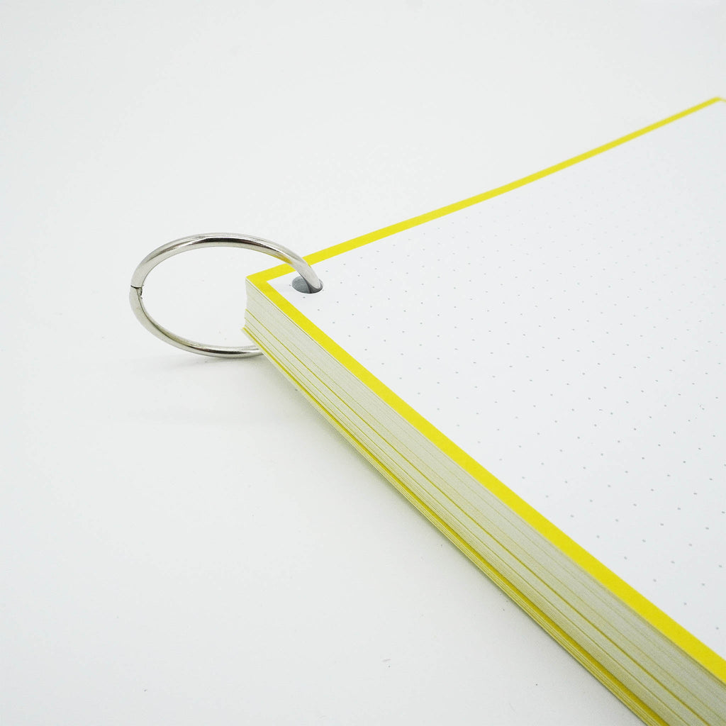 Leitner Flashcards A5 Classic Dotted yellow 3