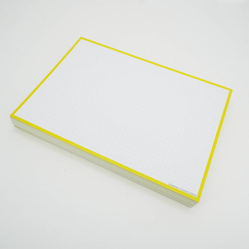 Leitner Flashcards A5 Classic Dotted yellow
