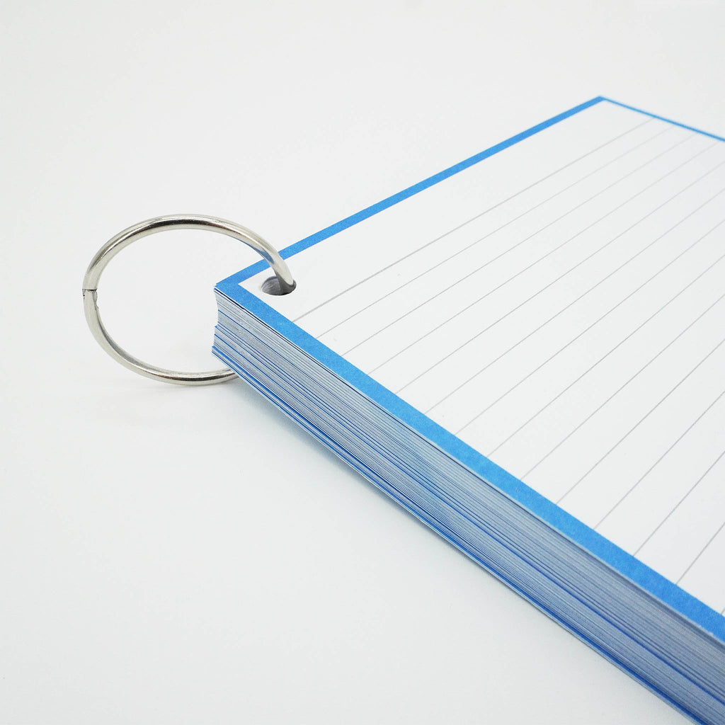 Leitner Flashcards A5 Classic Lined blue 2
