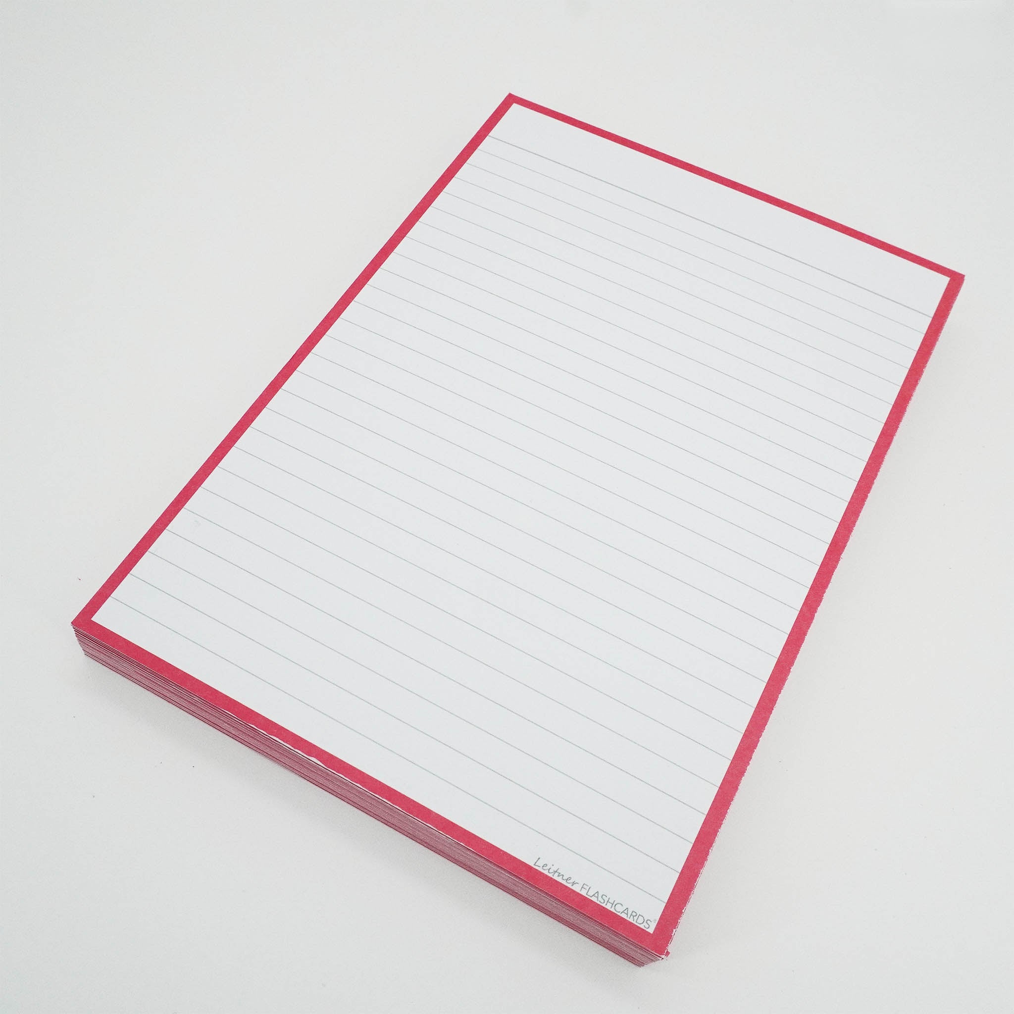 Leitner Flashcards A5 Classic Lined green 3