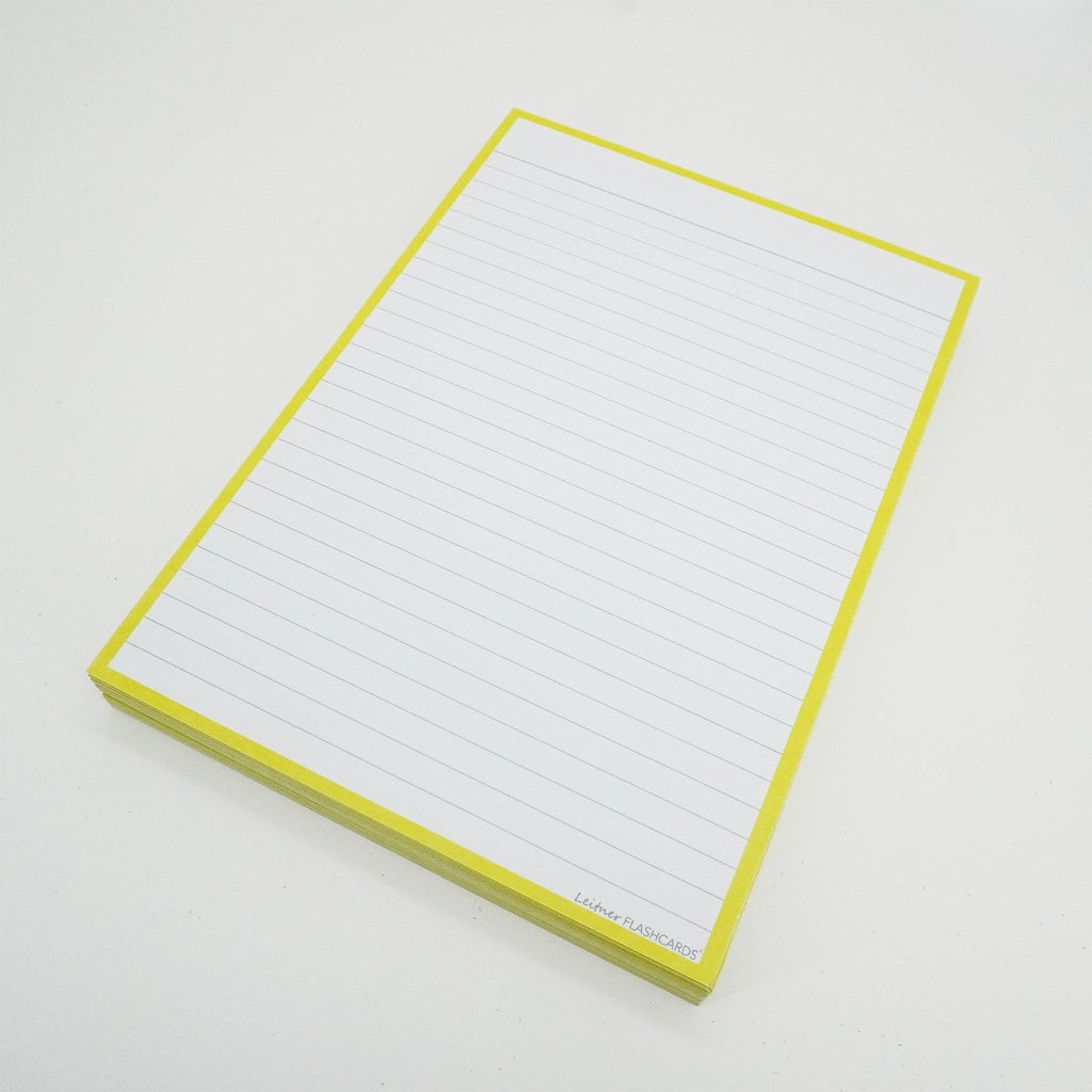 Leitner Flashcards A5 Classic Lined pink 2
