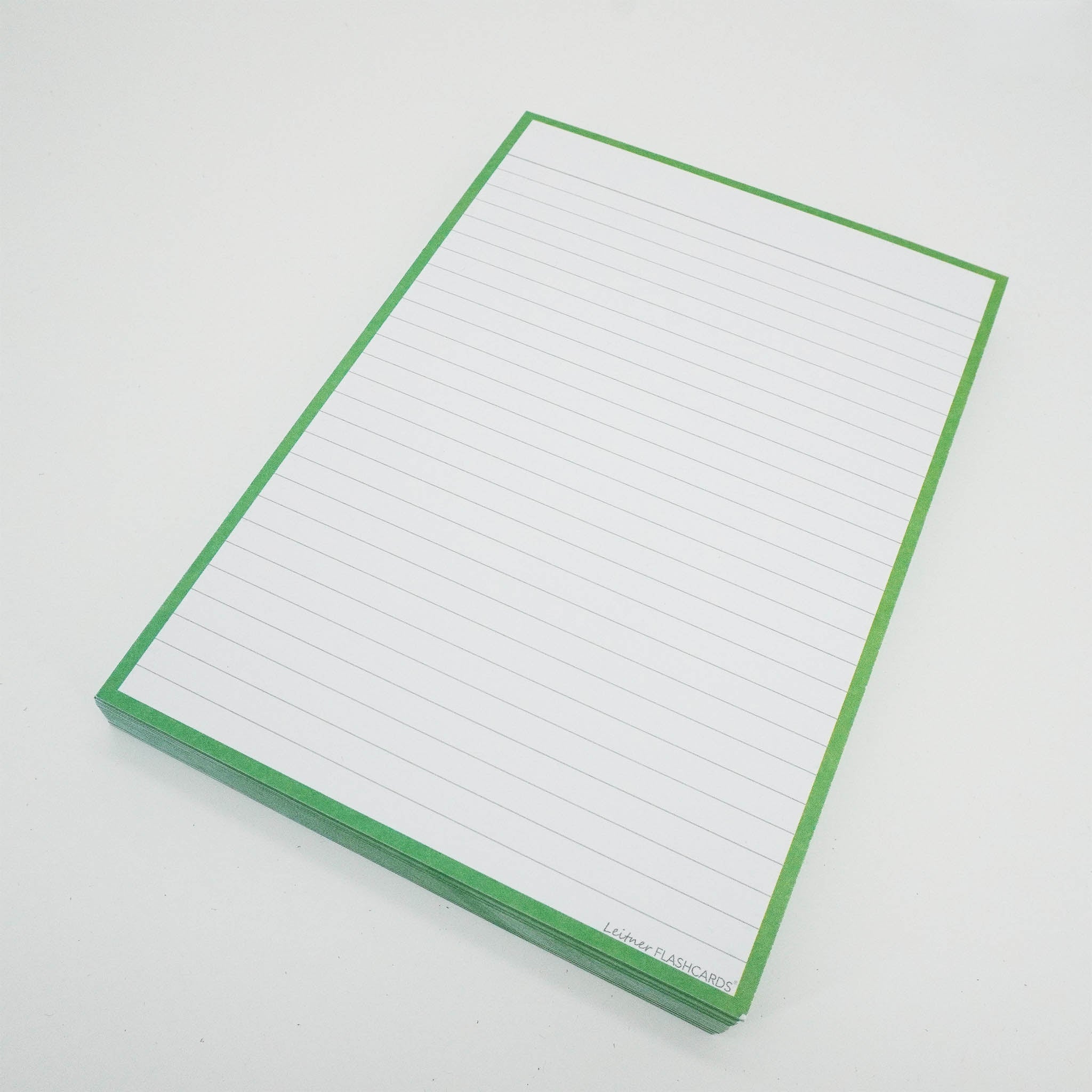 Leitner Flashcards A5 Classic Lined yellow 3