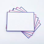 Leitner Flashcards A5 Duo Dotted - Blueberry Bubble Tea