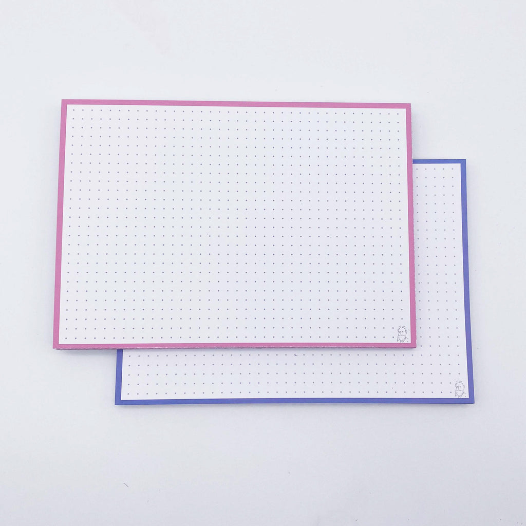 Leitner Flashcards A5 Duo Dotted - Blueberry Bubble Tea