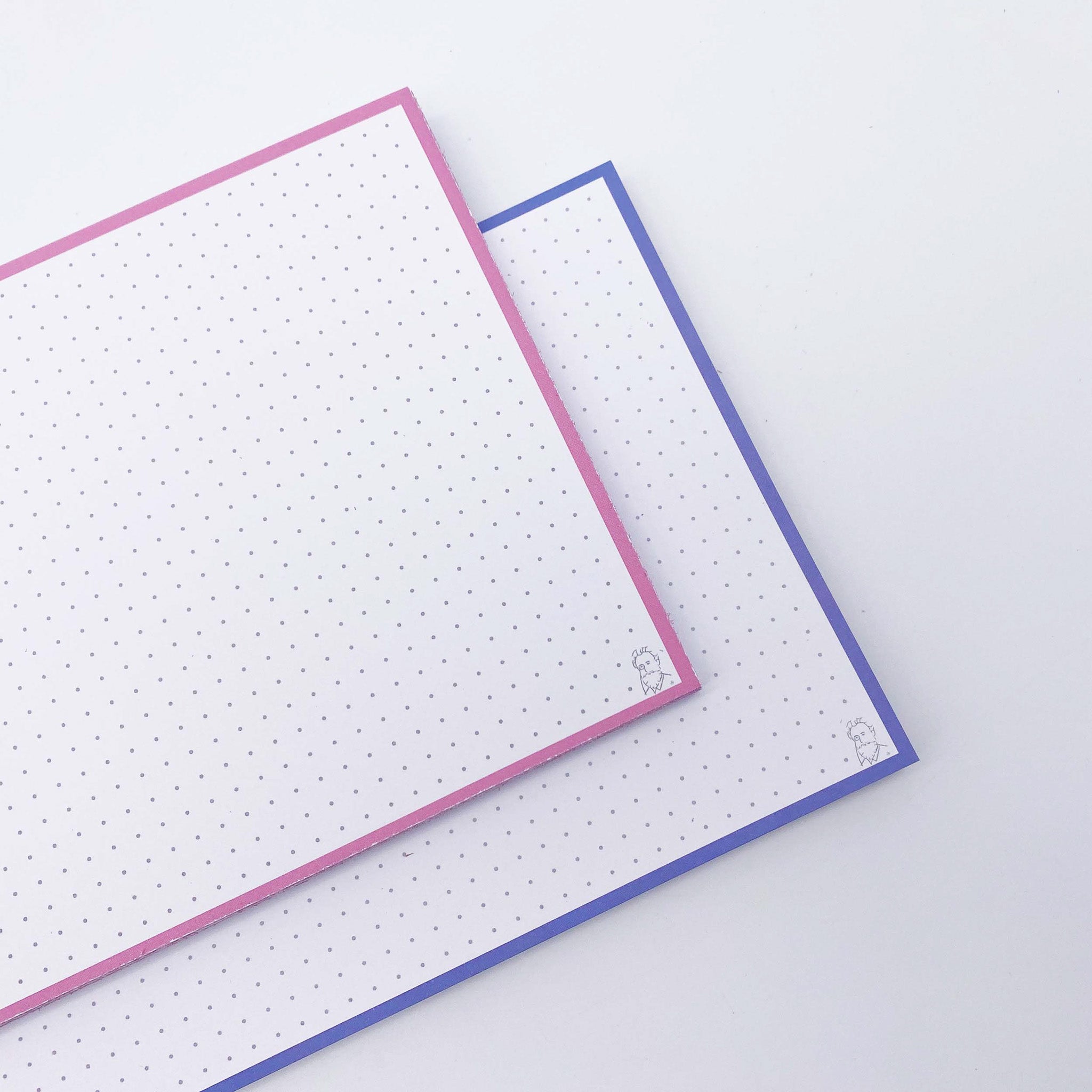 Leitner Flashcards A5 Duo Dotted - Blueberry Bubble Tea
