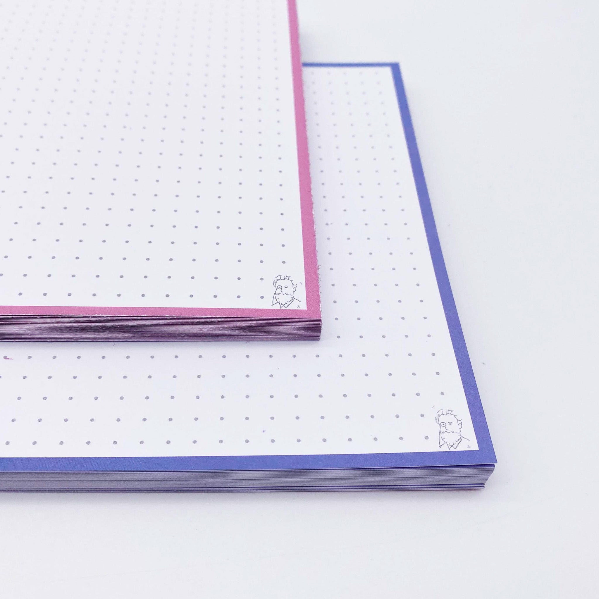 Leitner Flashcards A5 Duo Dotted - Blueberry Bubble Tea