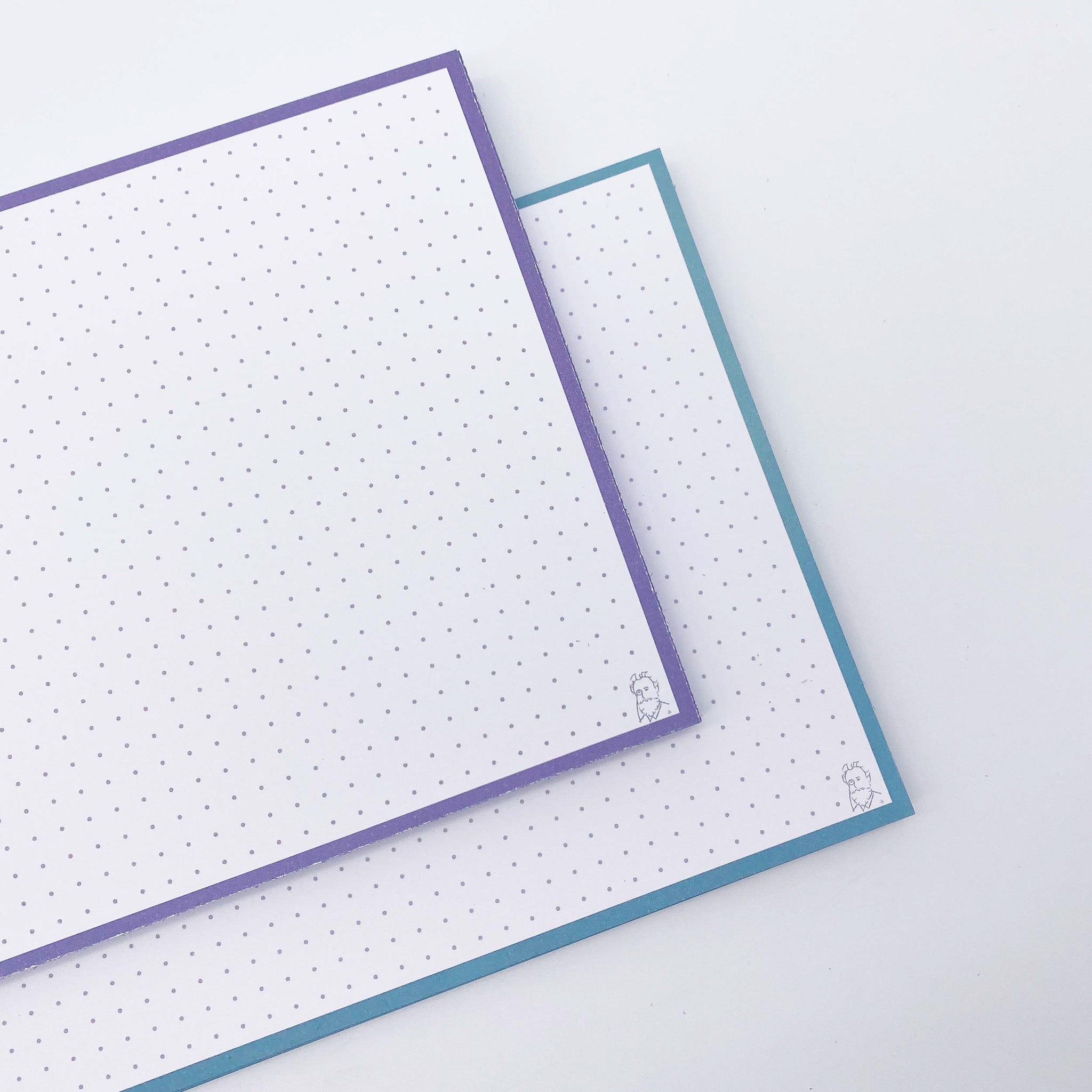 Leitner Flashcards A5 Duo Dotted - Lavender Sunset