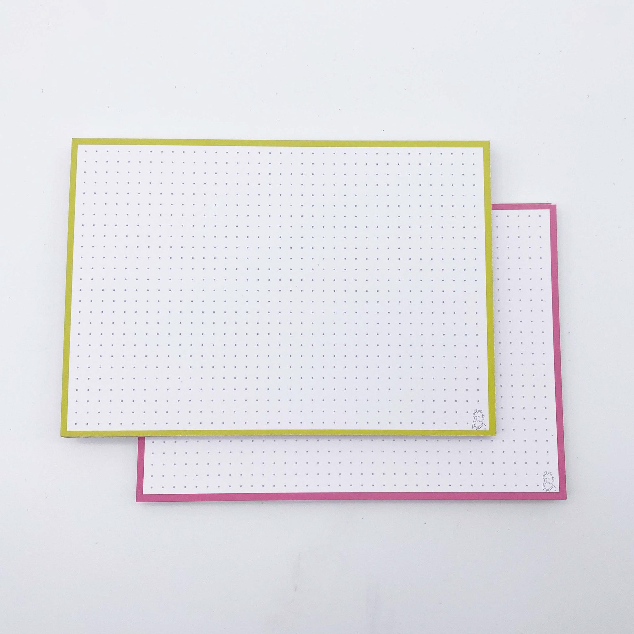 Leitner Flashcards A5 Duo Dotted - Mango-Raspberry Sorbet