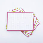 Leitner Flashcards A5 Duo Dotted - Mango-Raspberry Sorbet