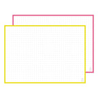 Leitner Flashcards A5 Duo Dotted - Mango-Raspberry Sorbet