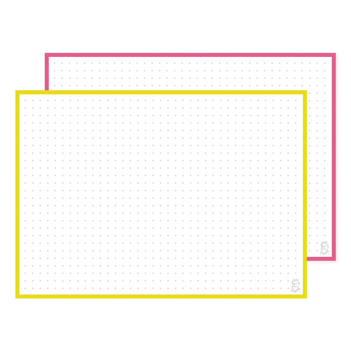 Leitner Flashcards A5 Duo Dotted - Mango-Raspberry Sorbet