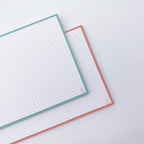 Leitner Flashcards A5 Duo Dotted - Mint-Peach Ice Tea