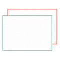 Leitner Flashcards A5 Duo Dotted - Mint-Peach Ice Tea