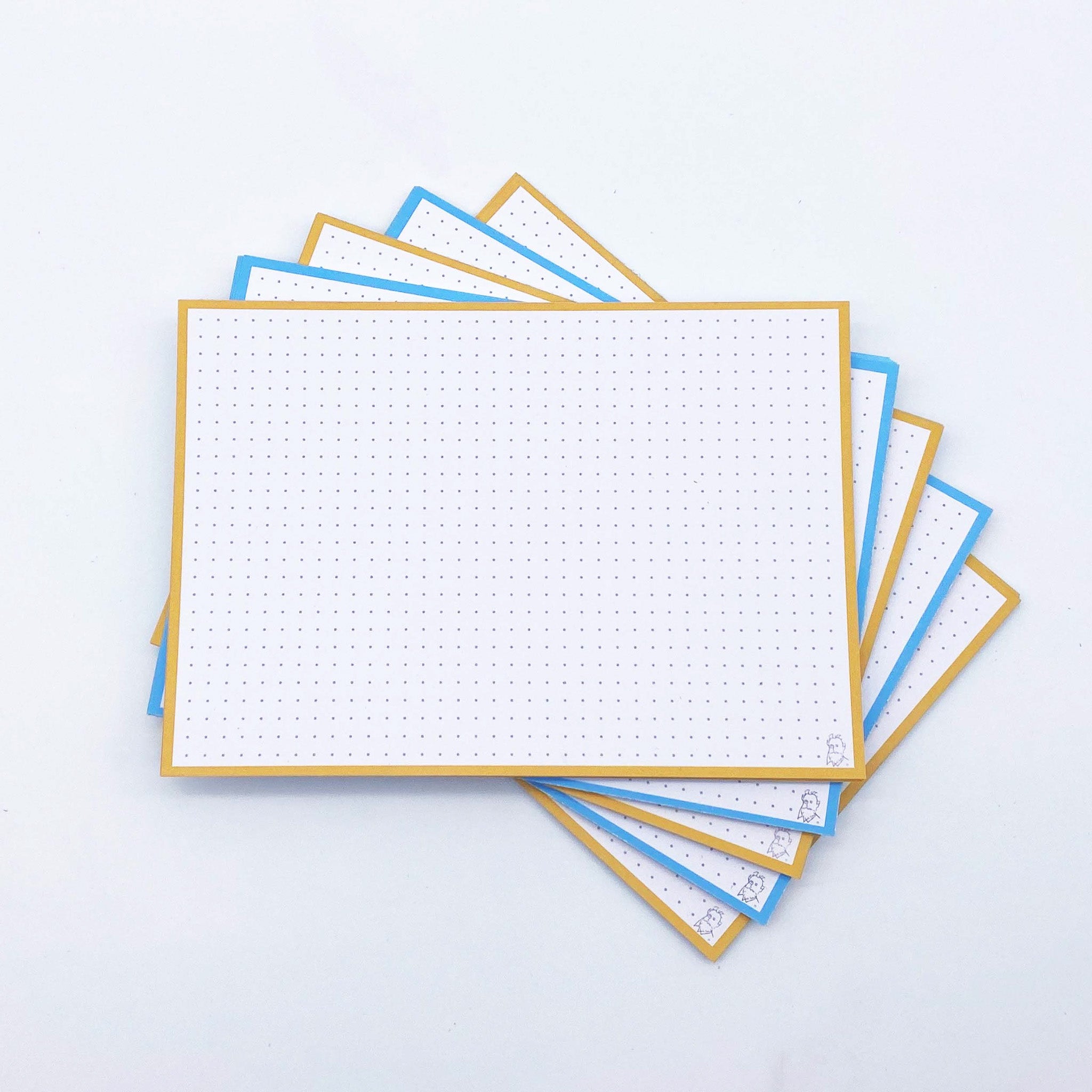 Leitner Flashcards A5 Duo Dotted - Walk on the Beach