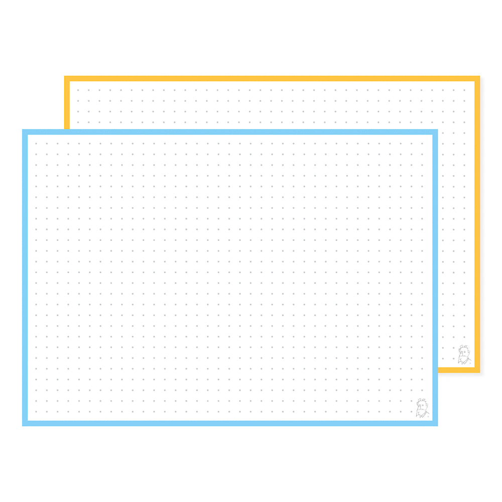 Leitner Flashcards A5 Duo Dotted - Walk on the Beach