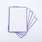 Leitner Flashcards A5 Duo Lined - Blueberry Bubble Tea