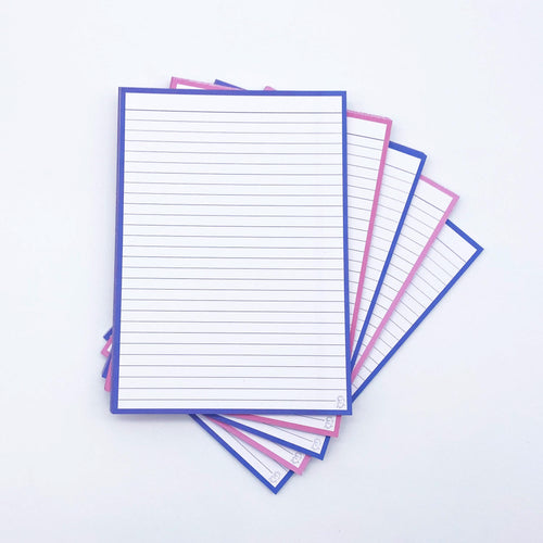 Leitner Flashcards A5 Duo Lined - Blueberry Bubble Tea