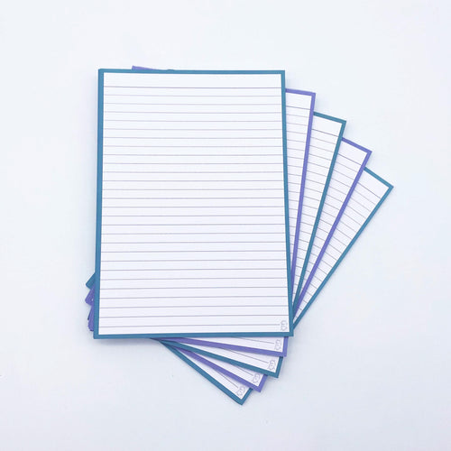 Leitner Flashcards A5 Duo Lined - Lavender Sunset