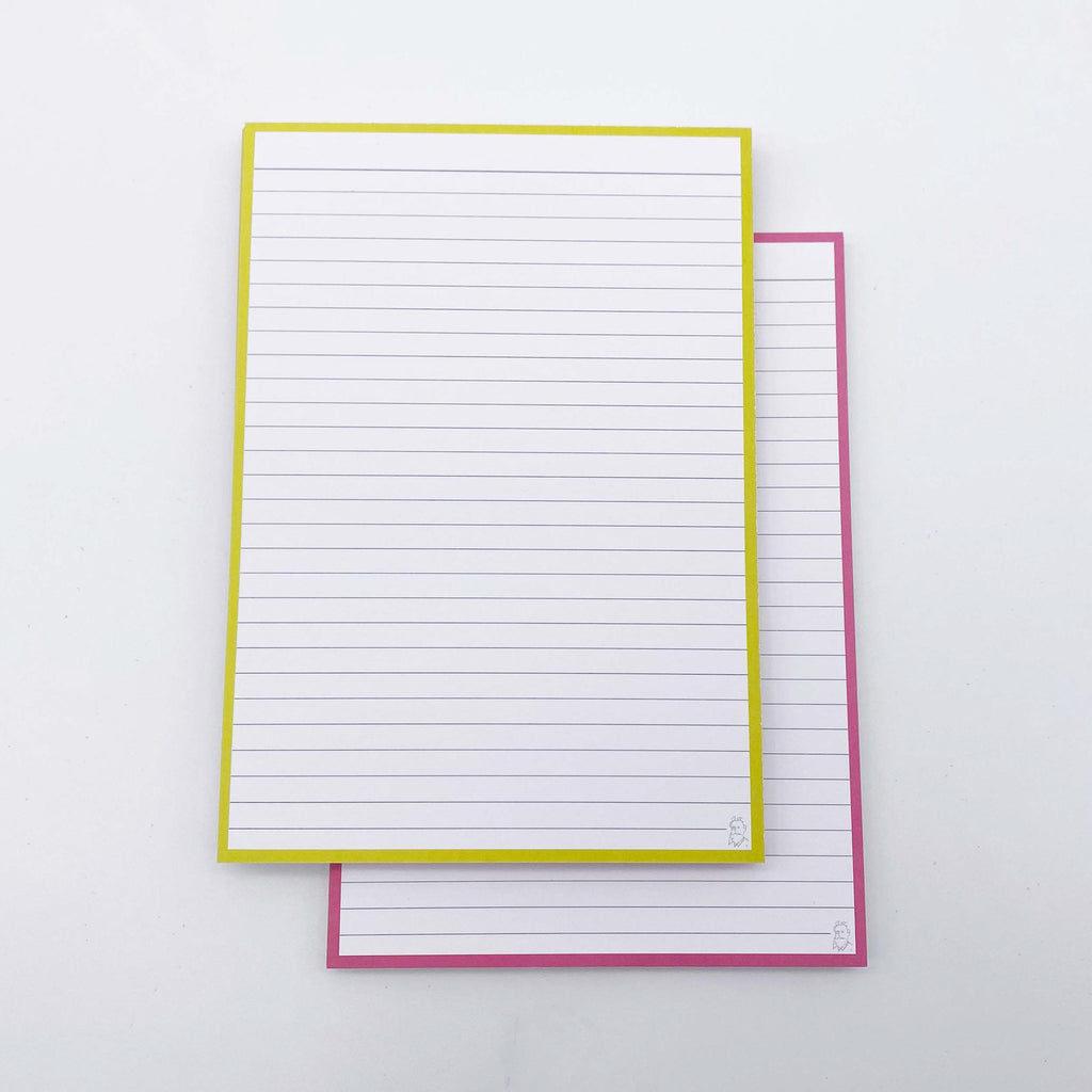 Leitner Flashcards A5 Duo Lined - Mango-Raspberry Sorbet