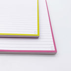 Leitner Flashcards A5 Duo Lined - Mango-Raspberry Sorbet