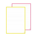 Leitner Flashcards A5 Duo Lined - Mango-Raspberry Sorbet