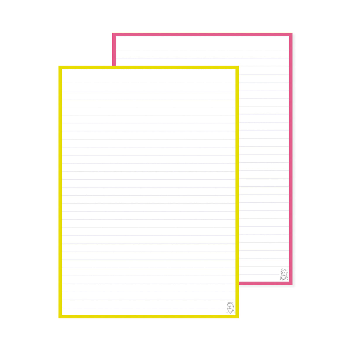 Leitner Flashcards A5 Duo Lined - Mango-Raspberry Sorbet