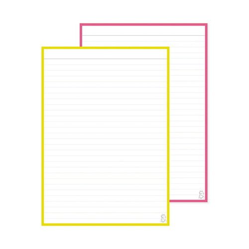 Leitner Flashcards A5 Duo Lined - Mango-Raspberry Sorbet