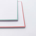 Leitner Flashcards A5 Duo Lined - Mint-Peach Ice Tea