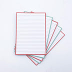 Leitner Flashcards A5 Duo Lined - Mint-Peach Ice Tea