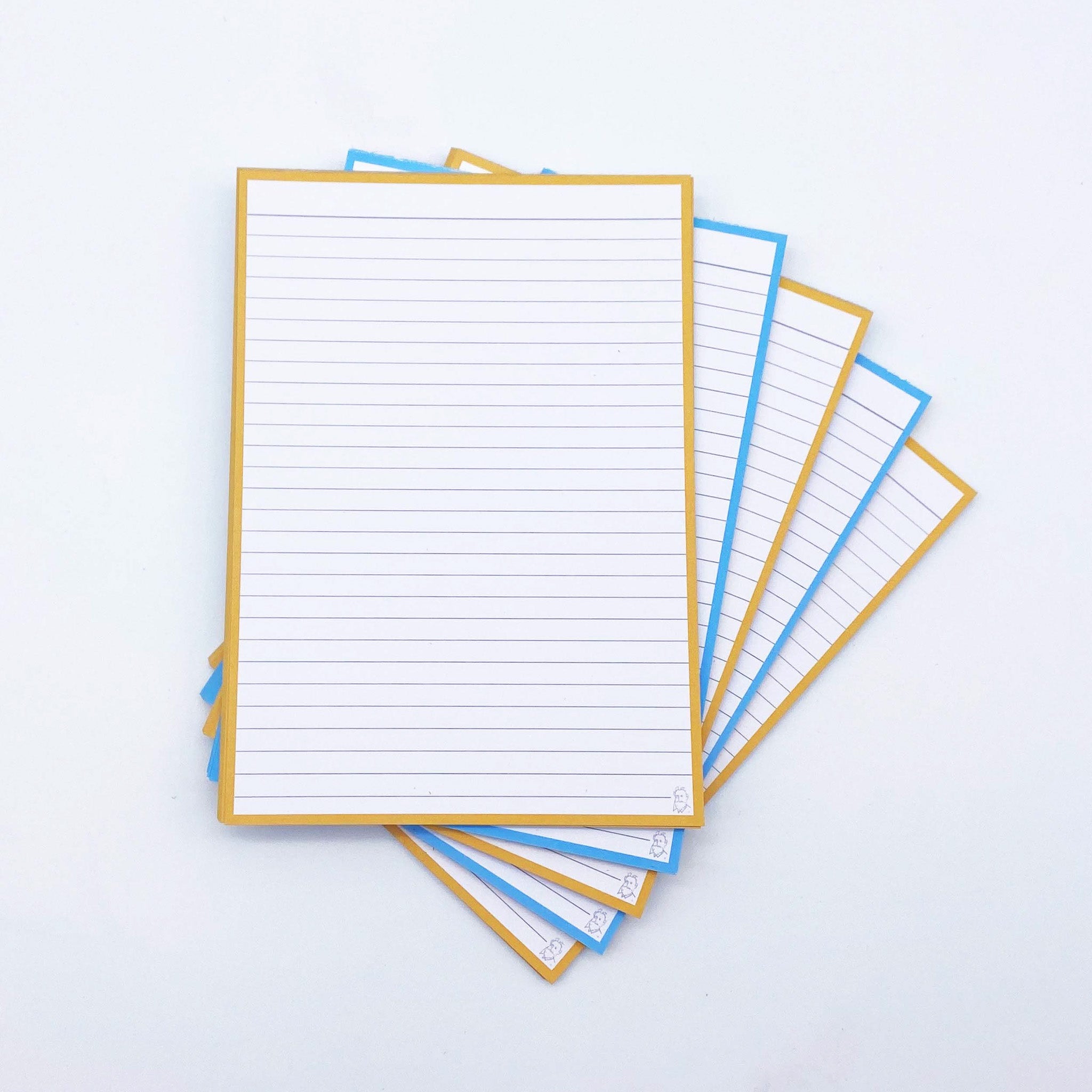 Leitner Flashcards A5 Duo Lined - Walk on the Beach
