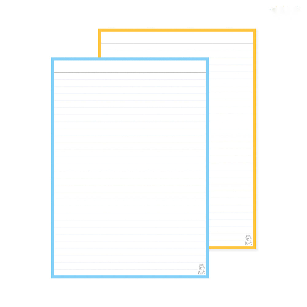 Leitner Flashcards A5 Duo Lined - Walk on the Beach