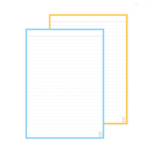 Leitner Flashcards A5 Duo Lined - Walk on the Beach