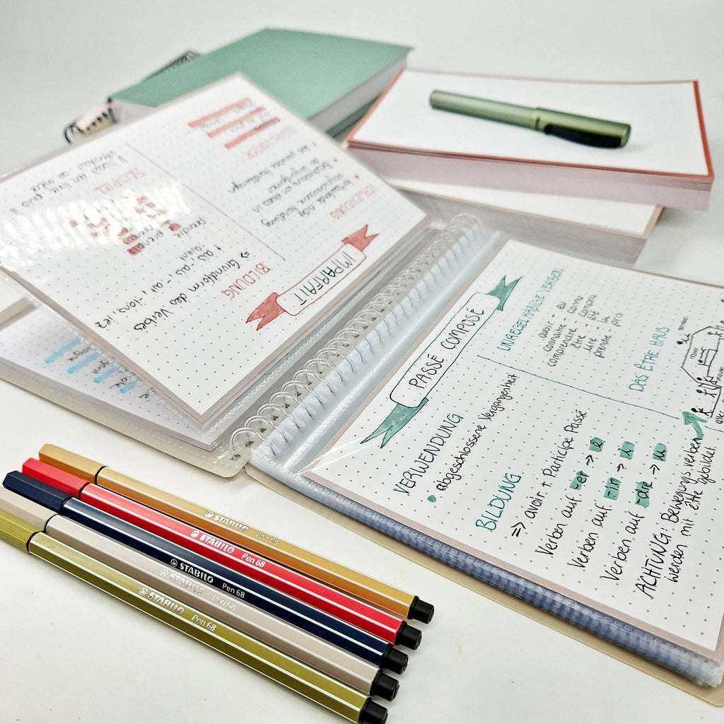 Leitner Flashcards A5 Earth Dotted lifestyle 2