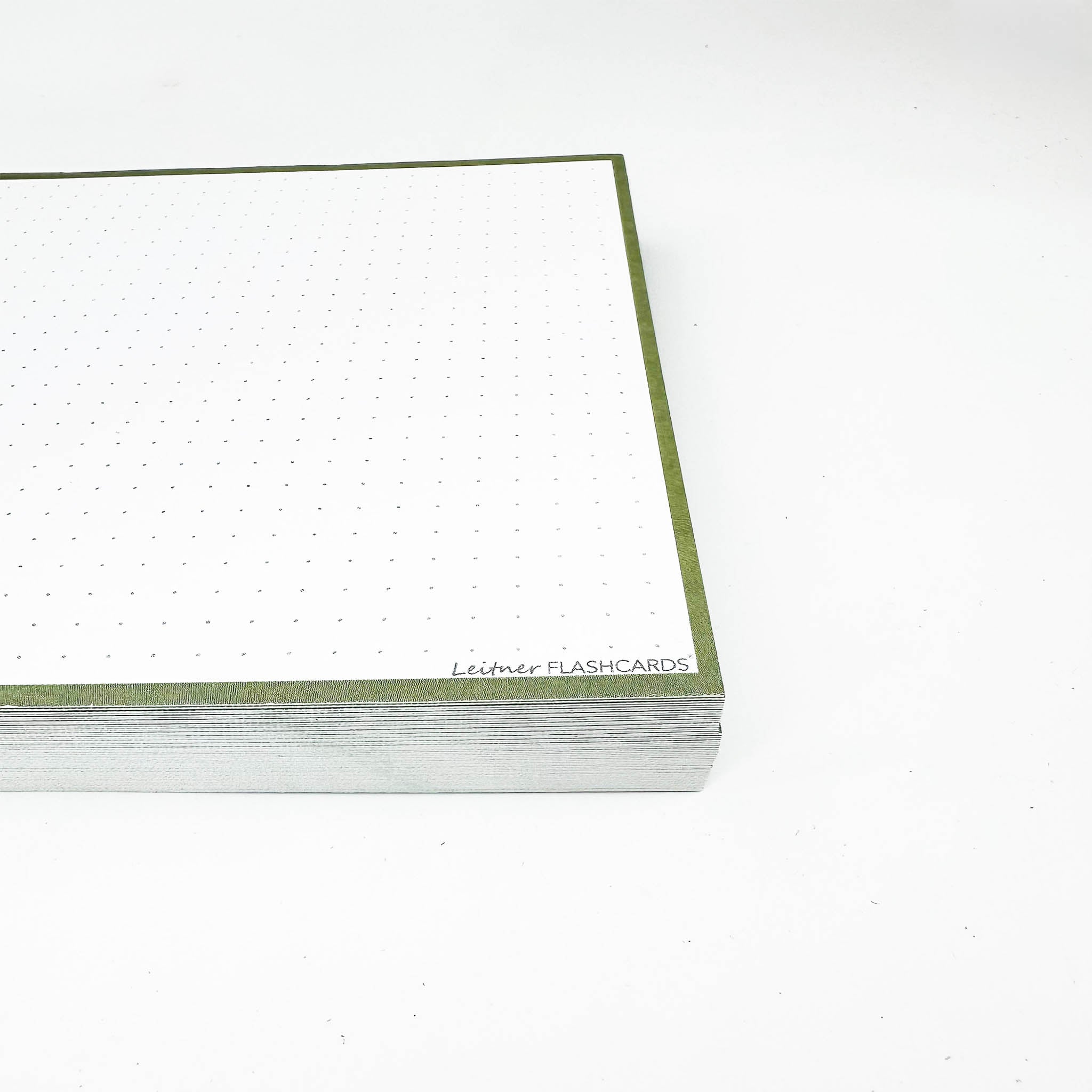 Leitner Flashcards A5 Earth Dotted green 2