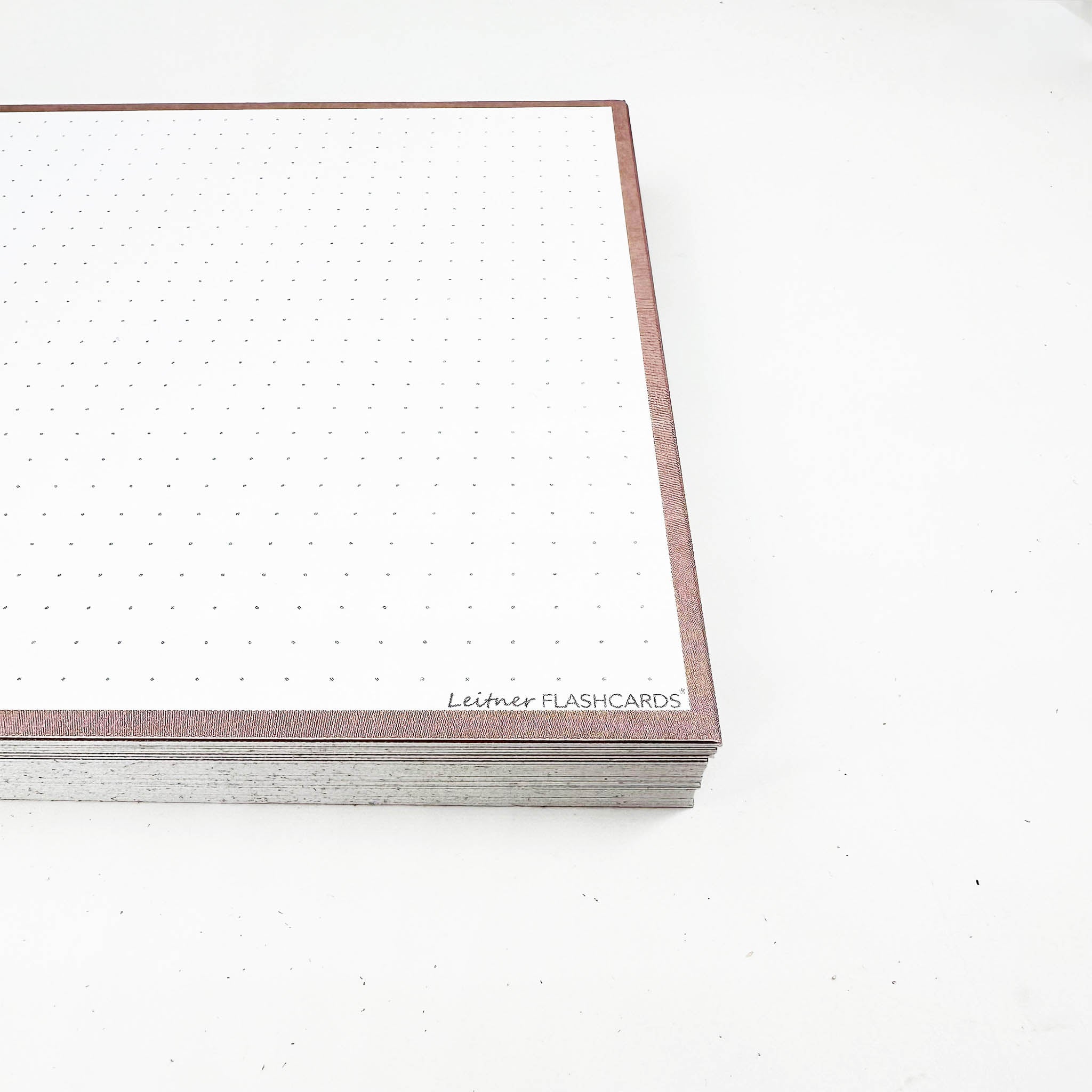 Leitner Flashcards A5 Earth Dotted greige 3