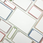 Leitner Flashcards A5 Earth Dotted grey lifestyle