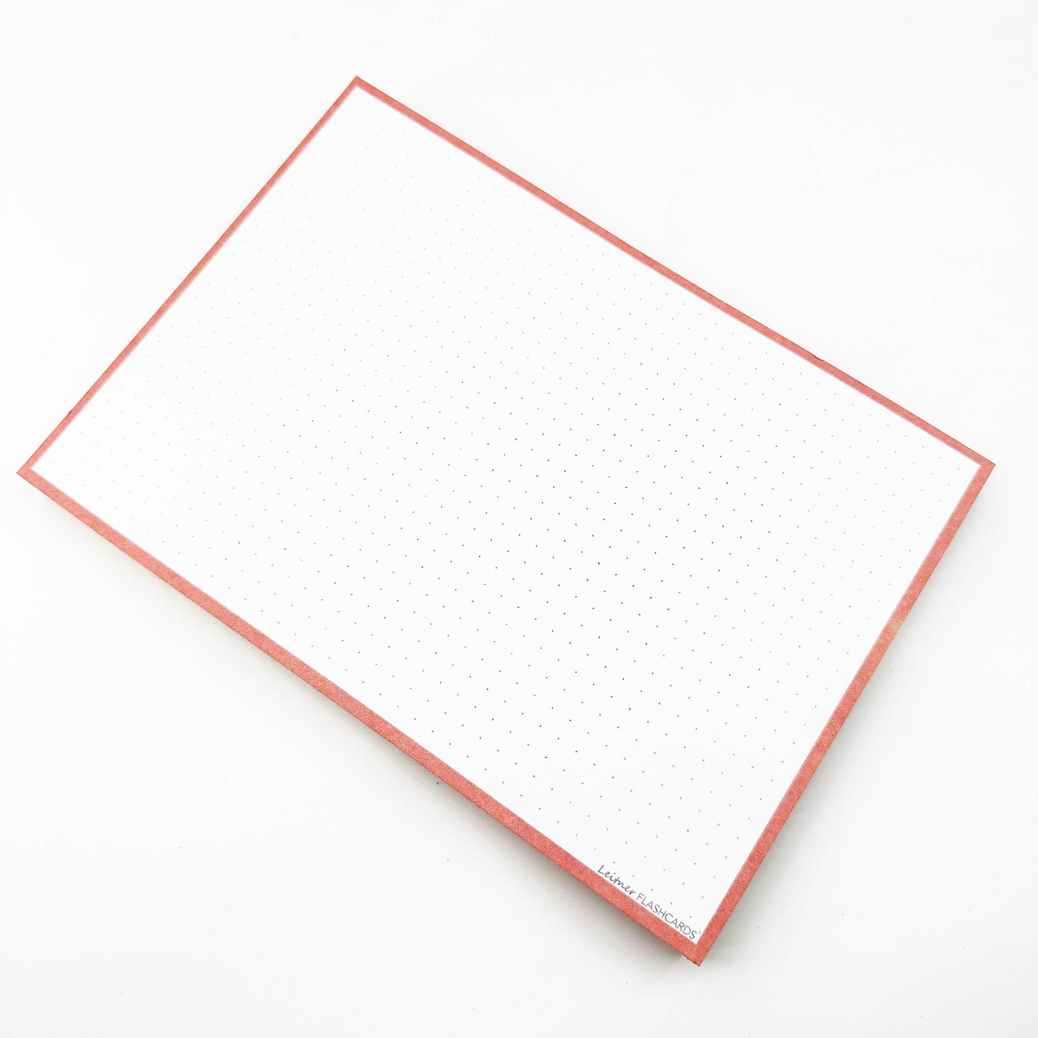 Leitner Flashcards A5 Earth Dotted pink 2