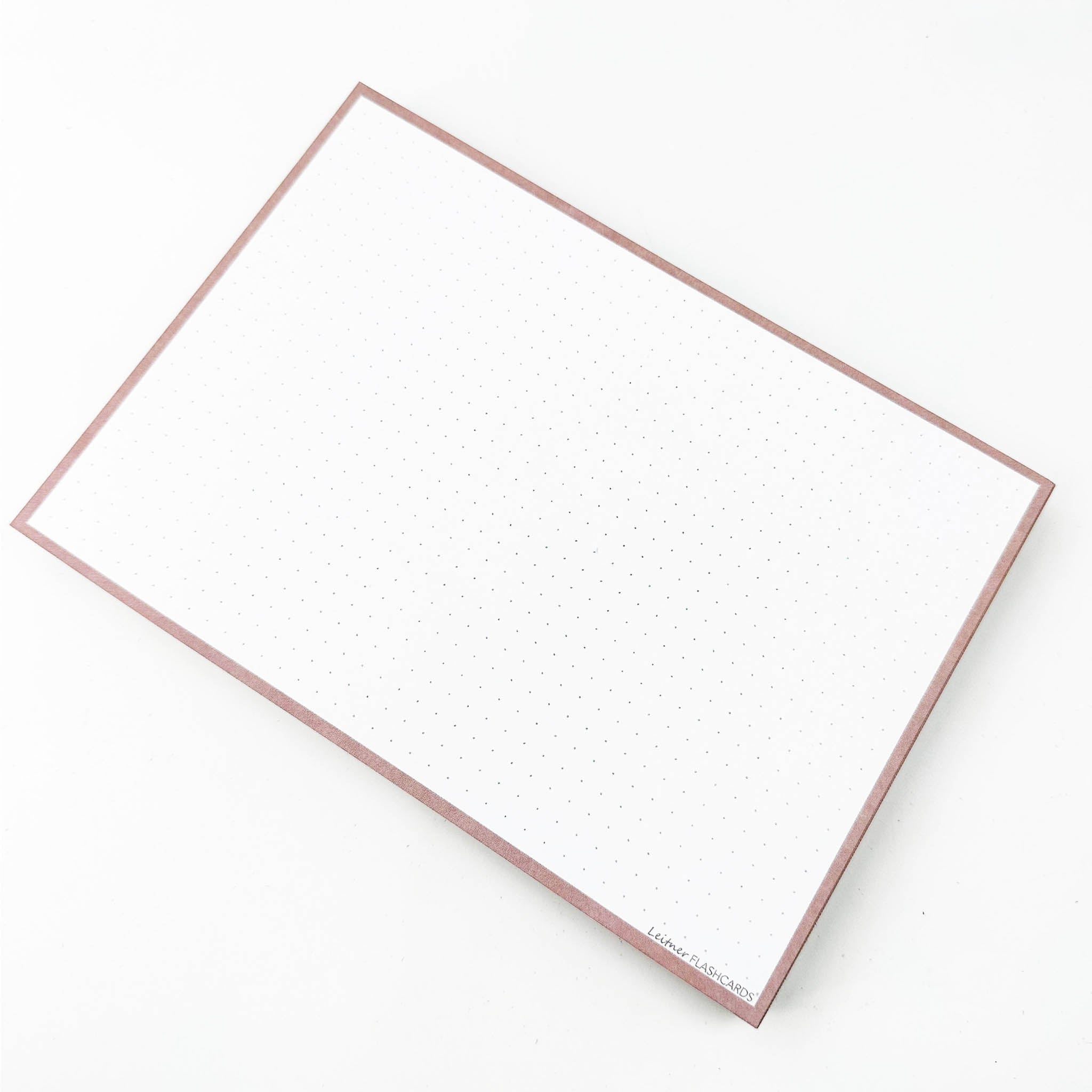 Leitner Flashcards A5 Earth Dotted pink 3