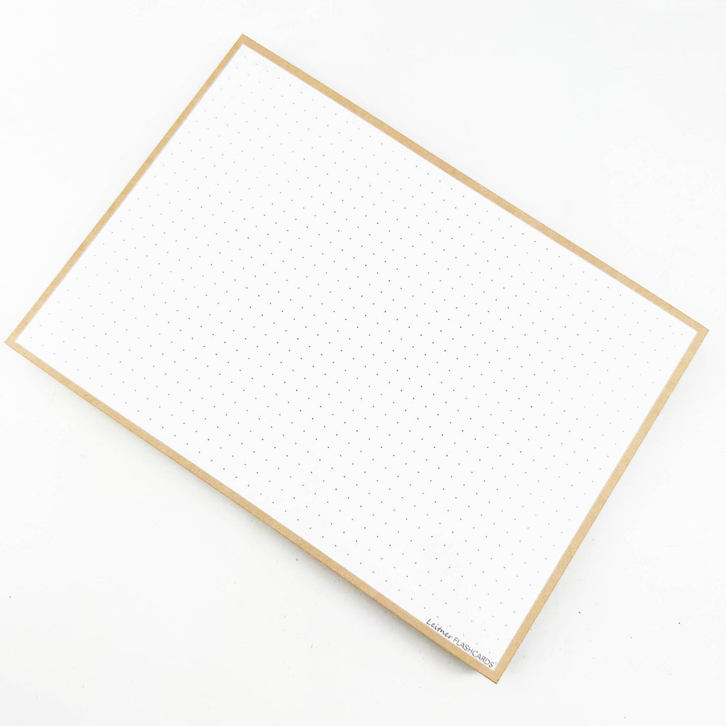 Leitner Flashcards A5 Earth Dotted sand 5