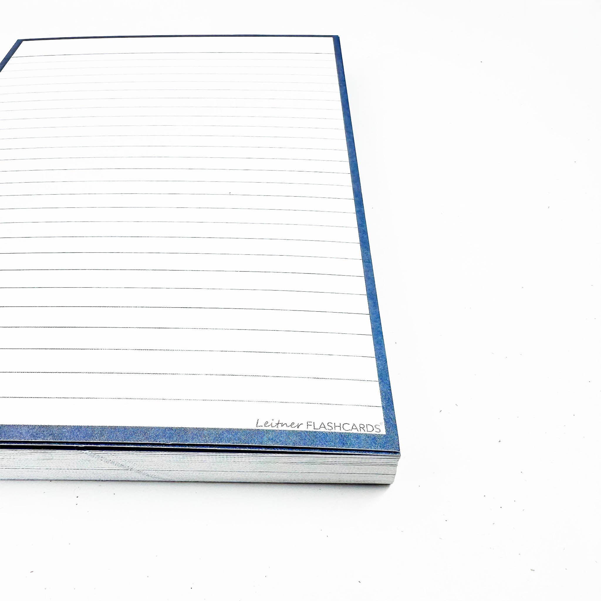 Leitner Flashcards A5 Earth Lined blue 2