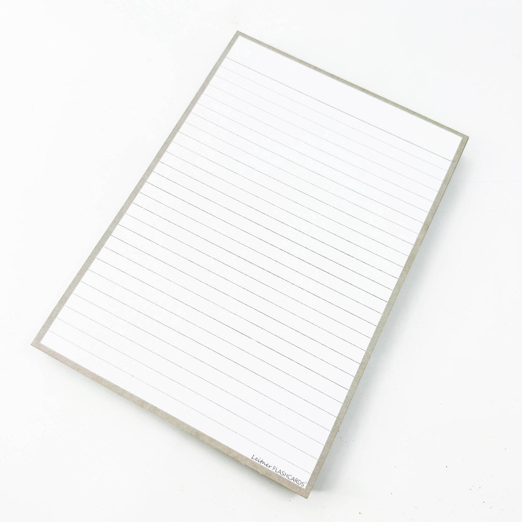 Leitner Flashcards A5 Earth Lined sand 3